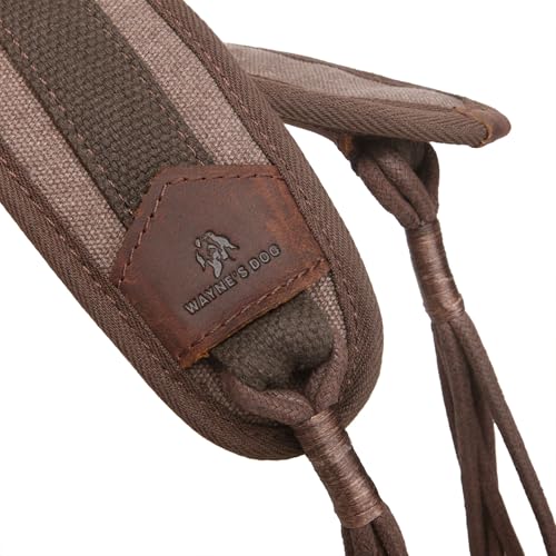 WAYNE'S DOG Canvas Bird Game Carrier, Waterfowl Dove Small Animal Game Carrier Hanger Tote Shooting Accessories (Coffee) - color: Coffee