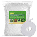 3.5in Mesh Trellis Netting, 5x15ft, 1 Pack | Polyester mesh netting for vine crops & plants; Suitable for garden garden applications - size: 3.5" Mesh (5'X15')