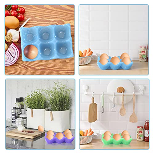 Rolin Roly Egg Holder Tray Epoxy Mold Egg Storage Container Mould Kitchen Silicone Egg Holder Storage Box Resin Mold for DIY Art Crafts Refrigerator Countertop Display Home