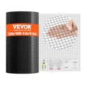 VEVOR Hardware Cloth, 24'' x 100' 1/2 inch Galvanized Wire Mesh Roll, 19 Gauge Chicken Wire Fencing Roll, Vinyl Metal Wire Mesh for Chicken Coop Barrier, Rabbit Snake Fences, Poultry Enclosures - size: 1/2inch 24'' x 100'