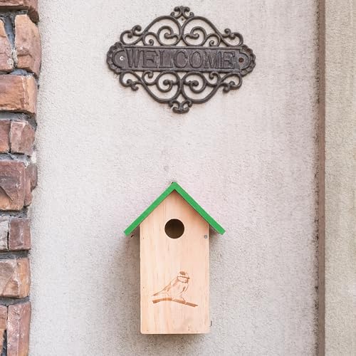Wooden Bird Houses for Outside Hanging, Decorative Outdoor Clearence Birdhouse, Bird House, Cedar Bird House Outdoor, Bluebird Finch Swallow Wren Chickadee, Birdhouses for Outdoors, Bird Box