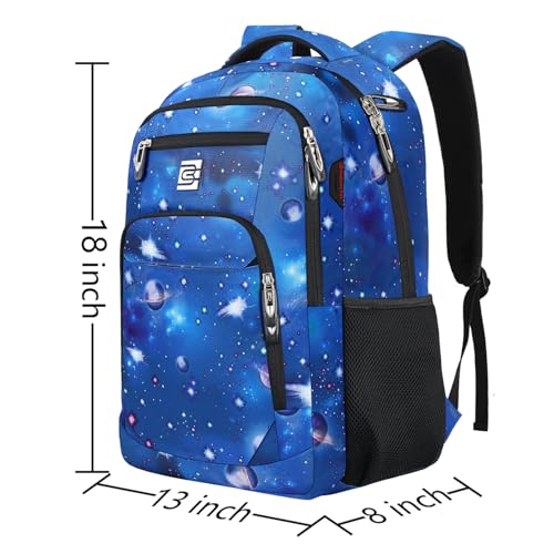 Laptop Backpack,Business Travel Anti Theft Slim College Backpack | Water Resistant Durable Computer Bag Gift for Women & Men Fits 15.6 Inch Laptop and Notebook - Dreamy Blue - color: Dreamy Blue, size: 15.6 Inch, style: Laptop