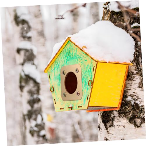 BESPORTBLE 8pcs Copper Birdhouse Predator Guards Metal House Hole Protector with Screws for Safe Nesting and Easy Installation Durable and Long-Lasting Design