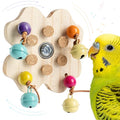 Mygeromon Bird Toys for Parakeets Interactive Spinning Cage Accessories | for Parrot, Budgie, Lovebird, with Bells