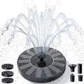 AMZtime 1.4W Solar Bird Bath Fountain with 4 Fixed Rods with Upgraded Panel | Solar Fountain Pump Solar Powered Floating Water Fountain Pump for Bird Bath, Ponds, Garden, Fish Tank and Outdoor - size: 1.4W