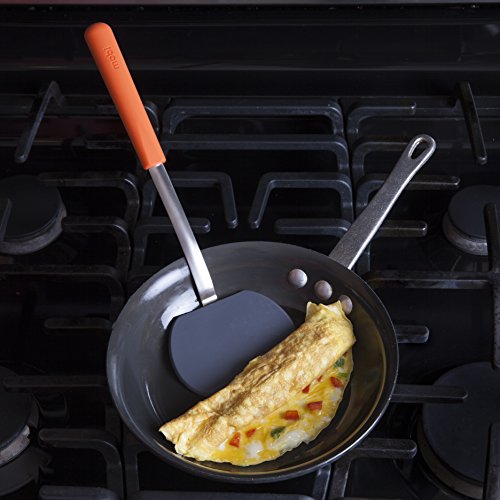 Mobi Flexible Silicone/Stainless Steel Breakfast Turner/Spatula … - size: Breakfast