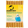 Sanded Perch Covers for Parakeets, Finches & Canaries | 10 sanded perch covers for small birds. Helps maintain nails, improves grip, fits 3/8” perches.