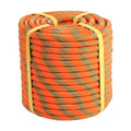 1/2 inch x 150ft Arborist Tree Climbing Rope – 48 Strand Polyester Static Bull Rope, 9000lb Breaking Strength – Heavy Duty Utility Line for Swing Pulling, Outdoor, Marine Use – ASTM F2116 Certified - size: 1/2IN x 150FT, style: Orange