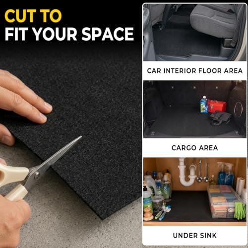 Oil Spill Mat - Garage Floor Mat, Absorbent Oil Pad, Premium Maintenance Mat, Waterproof, Contain Liquid, Protect Garage Surface from Spill & Stain, Reusable, Washable, Durable, Black, 29”x36” - size: 2'5" x 3' (Rectangular)