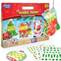 Imagimake Mirror Mosaic - Christmas, 10 Templates, Foil Stickers | DIY Holiday Craft Activity for Kids, Screen-Free Creative Play, Christmas Gift for Girls & Boys Ages 3,4,5,6,7,8 Years Old - style: 5. Christmas