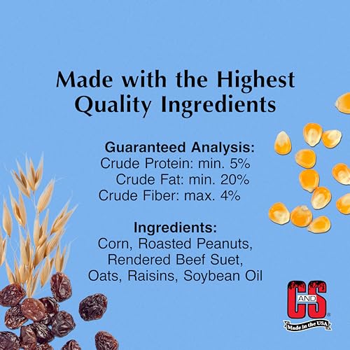 C&S Wild Bird Woodpecker Suet Nuggets Mega Box, 8 Pounds - size: 8 Pound (Pack of 1)