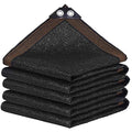 winemana Black Shade Cloth 40%, 8x10 FT Mesh Tarp - Garden Shade for Greenhouse, Patio, Vegetables, Plants Cover and Chicken Coops, Sun Shade Net for Outdoor Protection with Reinforced Grommets - size: 40%-8 FT x 10 FT