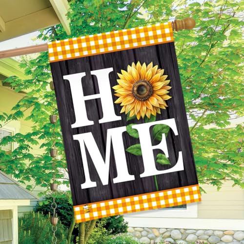 Briarwood Lane Sunflower Home House Flag - color: Sunflower Home