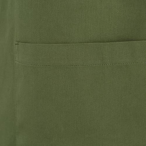 DII Everyday Basic Kitchen Collection - color: Sage, size: Plus Size Chef Apron