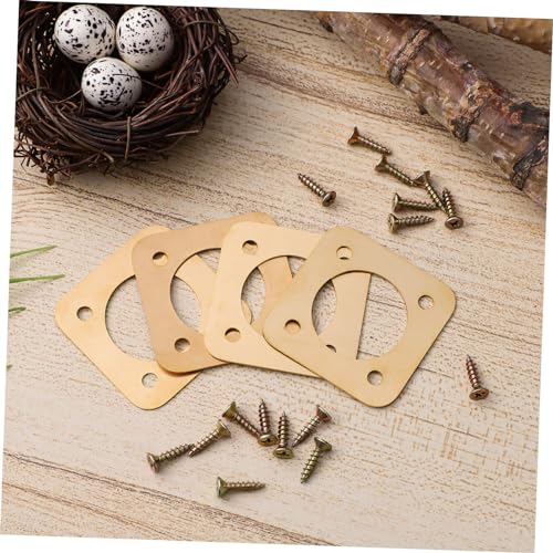 8 Pcs Birdhouse Hole Protectors Metal Birdhouse Guards House Predator Guards Easy to Install