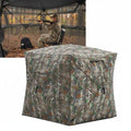 OUTLANE Hunting Blind 270° See-Through Panels, Pop Up Ground Blind for Deer Turkey, Portable Quick Setup with Carry Bag - size: 59x59x65.75 Inch