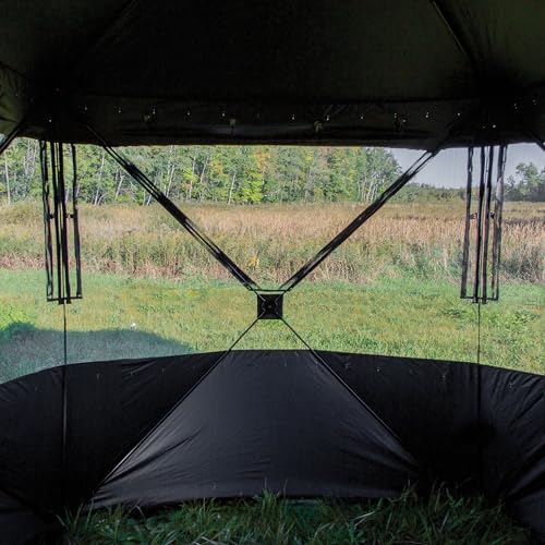 Barronett Blinds® Grandview, See-Through Hunting Blind, View-Through Fabric, Silent Shooting Windows, Bloodtrail™ Backwoods, 104" x 104" x 82", GV450BW