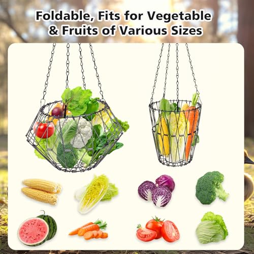Hanging Chicken Feeder 6.5in, Foldable Poultry Treat Dispenser Ball | Chicken Enrichment Toys With 17in Hanging Chain, Poultry Feeding Equipment Rat Proof for Chicken/ Hens/ Duck/ Rabbits Coop - size: 2 Pack