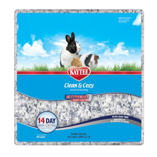 Kaytee Clean & Cozy Extreme Odor Control Bedding, Made for Small Animals, 65 Liters - size: 65 Liters