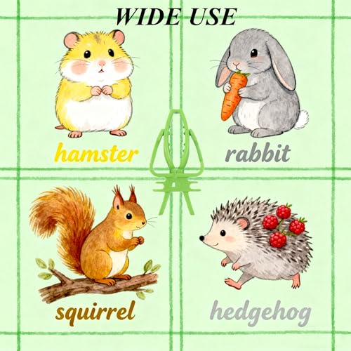 12-Pack Green Bird Cage Food Holder, Vegetable Fruit Holder for Budgie Parakeet Cockatoo Macaw Cockatiel Conure & Small Birds