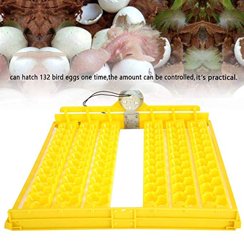 Yosoo 132 pcs Egg Incubator Tray and Automatic Egg Turning Tray for 110V Automatic Egg Incubators Incubation Accessory