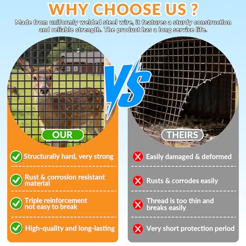 Black PVC Coated Chicken Wire Fencing, 1/4 Inch Mesh, 48 Inch x 100 Foot, 23 GA Welded Wire Hardware Cloth Roll, Heavy Duty Farm & Ranch Garden Border Fence, Poultry Netting, Animal Barrier - size: 48inx100ft 1/4inch