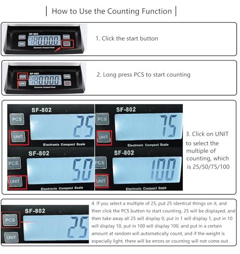 Large Digital Kitchen Scale 66LB 30kg Commercial Food Scale Stainless Bread Scale with LCD Display Commercial Weighing Devices for Baking Cooking(Silver) - color: Silver