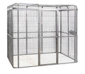 SENY Heavy Duty Walk-in Bird Aviary Cage, Metal, Expandable, 79x86x62 Inches, for Parrots, Macaws, Cockatoos, Reptiles, Dogs (Wire Size: 0.14", 86" L x 62" W x 79" H)