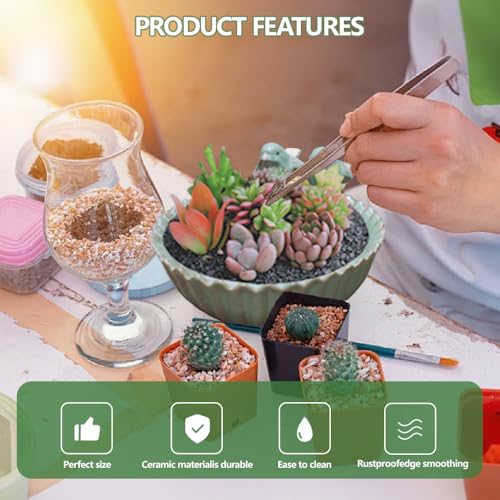  Birds Garden Design Birds Feeder Ceramic 6.3 Inch Diameter Flowerpot or Feeder for Outdoor, Bird Food Holder for Garden Outside Decor Succulent planters (Mint Green)