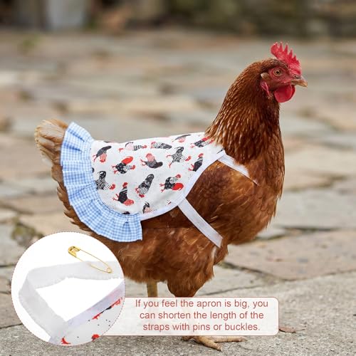 3 Pcs Hens Chicken Saddle Chicken Aprons with Elastic Straps | Poultry Hen Feather Protection Vest Jacket