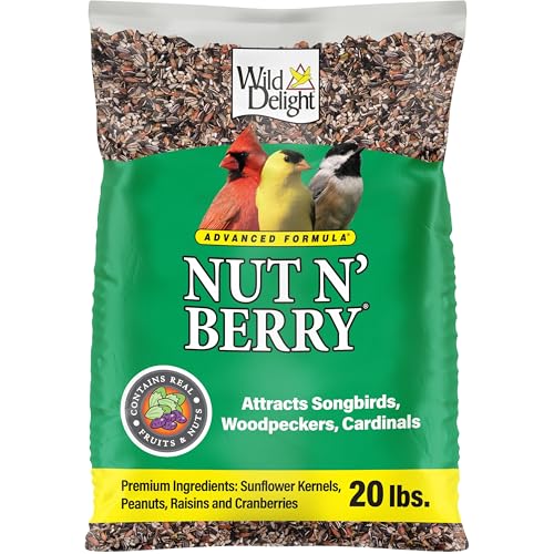 Wild Delight 366200 20-Pound Nut N-Berry Birdfood, 20 lb - size: 20 Pound (Pack of 1), style: Nut N' Berry-20lb