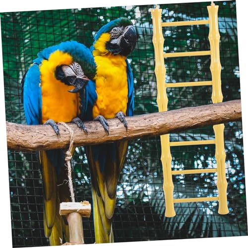 Toyvian Hamster Ladder, Hanging Bird Ladder Cage Accessory | Wooden Climbing Step For Small Birds And Hamsters For Cage Exercise And Habitat Decoration
