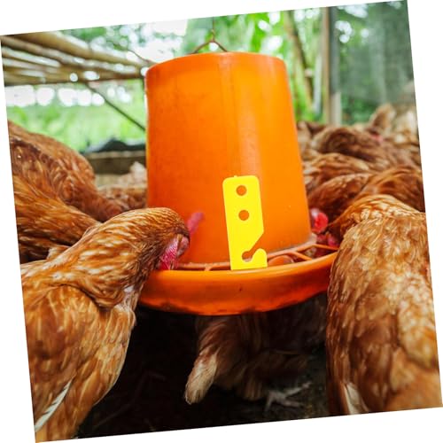BESTonZON 50pcs Poultry Automatic Water Feeder Height Adjustment Clips DIY Chicken Watering System Parts for Chickens Ducks and Geese Easy Installation and Versatile Use