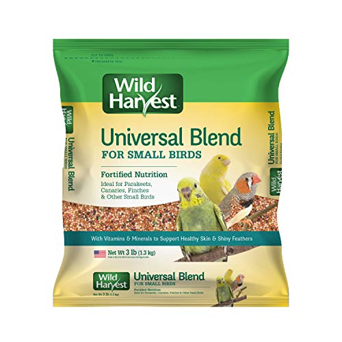 Wild Harvest Universal Blend For Small Birds 3 Pounds, Foritified Nutrition - size: 3 Pound (Pack of 1), style: Small Birds