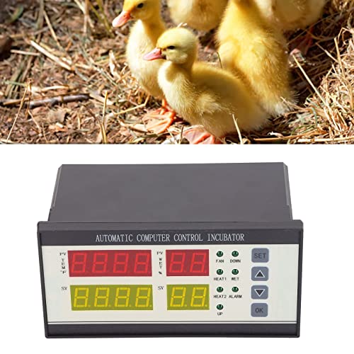 Incubator Controller XM-18ZH Fahrenheit 7-Way for Hatching Eggs | Digital incubator controller with Fahrenheit display.7-way output.Temp humidity sensors.Built in alarm.Adjustable egg turning