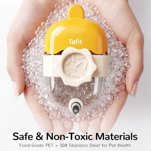 Leak-Proof Automatic Bird Water Feeder with Spring Valve, Clear No Mess Cage Water Dispenser for Parakeets, Cockatiels, Budgies, Finches, Lovebirds & Canaries, 4.1 fl oz (120ml), Yellow - color: Yellow, size: 4.1 fl oz