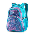 High Sierra Swerve Laptop Backpack, Sequin Facets/Bluebird/White, One Size - color: Sequin Facets/Bluebird/White