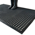 Outside Rubber Floor Mats Anti Slip Commercial Resturant Drainage Mat | 60"x35" Heavy Duty Outdoor Mat for Kitchen Garage Garden Patio Indoor Outdoor Entrance Industrial Pool Bar Wet Area - size: 60x35 inches