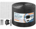 Solar Panel Bird Guard 8 in x 100 ft for Squirrel, Bird, Critters Proofing | Critter Guard for Solar Panels with 100 Pcs Stainless Steel Fasteners, Removable PVC Coated Pigeon Netting Wire - size: 8inch x 100ft