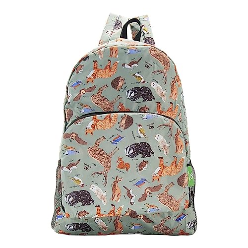 ECO CHIC Hiking Lightweight Packable Backpack - Foldable Daypack for Travel & Hiking & Outdoor Adventures - Waterproof Backpack from Recycled Materials (Woodland Olive) - color: Woodland Olive
