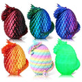 Impossmaker 8" 3D Printed Easter Dragon Eggs with 3D Printed Dragon Inside, Easter Basket Stuffers Mini Dragon Egg Set Articulated Crystal Dragon Fidget Toy for Adults Teens - style: 6P-S1