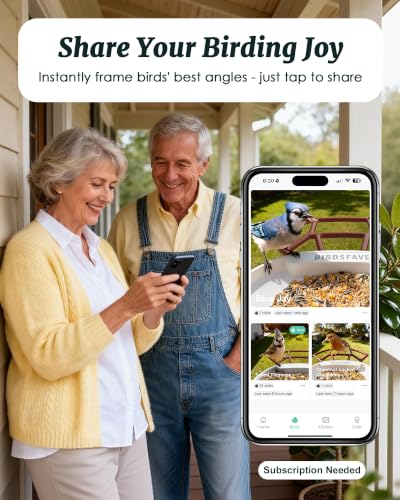 Bird Feeder with Camera Solar Powered 2K Video with 32GB Card Auto Capture | Instant App Alert, AI Identify, Easy Refill, 1.8L Capacity, IP65 Weatherproof, Pole/Bracket Mount, 3 DIY Add-ons, 2.4G Wifi - color: Red
