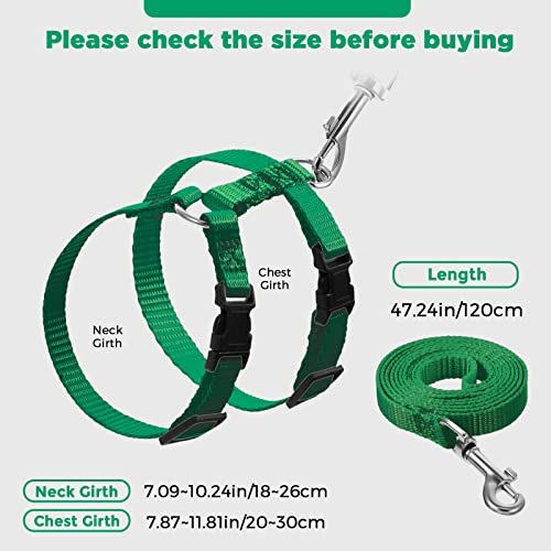 Outus 5 Pieces Adjustable Rabbit Harness and Leash Set Escape Proof Bunny Harness Vest for Pet Running Walk Jogging Bunny Cat Puppy Kitten Ferret and Other Small Pet(Lovely Color) - color: Lovely Color