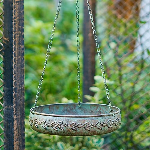 Hanging Bird Baths for Outdoors, Outdoor Bird Bath, Metal Bird Feeder | Hanging Bird Bath Outdoor,Metal Bird Feeder, Back Yard, Deck,Patio Garden Decoration