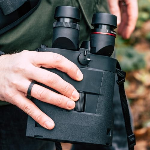 Kite Optics APC STABILIZED 18x50 ED High Performance Binoculars for Hunting and Bird Watching/Marine Use - 18x Magnification with Image Stabilization, IPX 7 Waterproof, Li-Ion Battery, +30 Hours - style: Li-Ion Battery