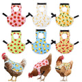 6 Pack Chicken Saddles for Hens Chicken Aprons Back Protector | Hens Chicken Saddle Vest Jacket for Poultry Back Feather Protection Fixer Supplies