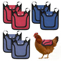 Chicken Saddles with Adjustable Straps, Breathable Chicken Aprons, 6 Pcs | Small Medium Large Hens Protector Vest Poultry Accessories for Rooster Mating, Back Feather Loss Prevention, 3 Colors