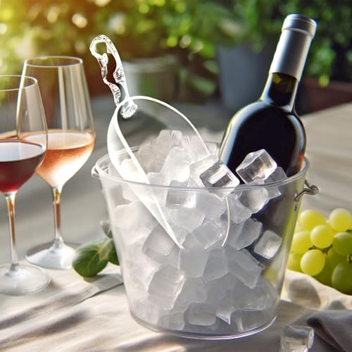 Elsa - 24-Ounce Plastic Ice Scoops (Set of 4), Plastic Utility Scoops, BPA-Free, Food-Grade, Shatter-Proof, Good for Kitchen and Restaurant, Perfect for Home and Commercial Use - style: 24 oz, 4-Pack