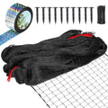 BSTPCOO Bird Netting 25'x50' with 2" Mesh Garden Net with Bird Scare Tape | Avian Nettings for Chicken Coop Roof, Heavy Duty Nylon Nettings for Garden, Chicken Coop Netting Fruit Tree Net - size: 25'×50'-2''