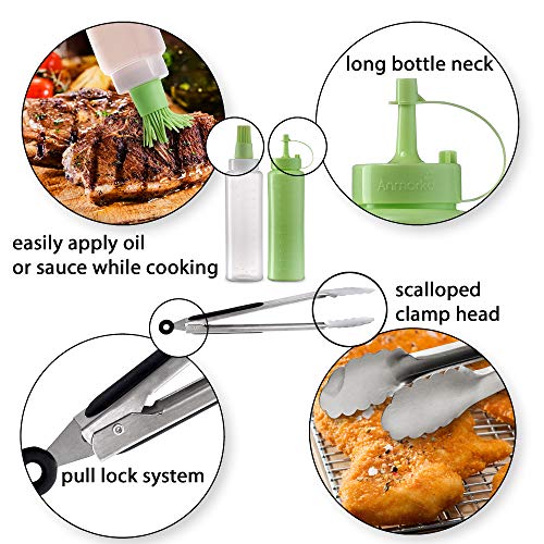 Metal Spatula Set of 4 - Griddle Accessories kit - Grill Flat Spatula Pancake Flipper Hamburger Turner - Metal Utensil Great for BBQ Grill Flat Top Cast Iron Griddle - color: WH 2pcs bth